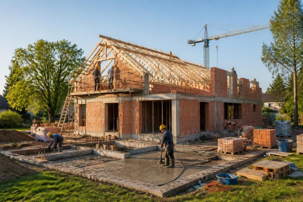 découvrez combien de temps il faut pour faire construire une maison, les étapes clés du chantier, et les facteurs qui influencent la durée de construction.