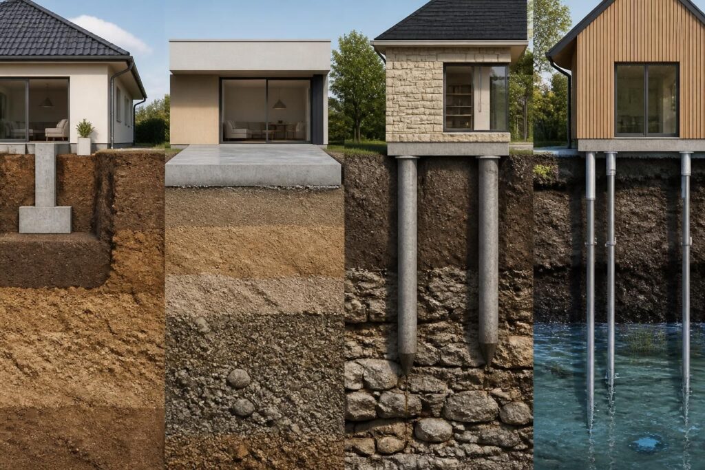 découvrez les différents types de fondations de maison et comment choisir la mieux adaptée à votre terrain pour assurer la stabilité et la durabilité de votre construction.