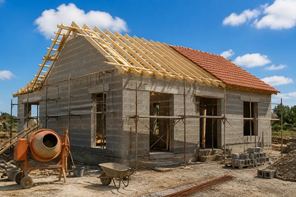 découvrez les étapes essentielles du gros œuvre d'une maison, de la pose de la dalle jusqu'à la construction de la toiture, pour assurer des fondations solides et une structure durable.