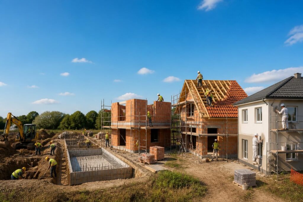 Les étapes du chantier de construction d&rsquo;une maison
