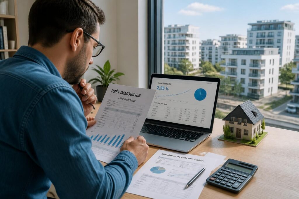 découvrez comment fonctionne le taux d'un prêt immobilier, ses types, son impact sur le coût total du crédit et des conseils pour bien le choisir.