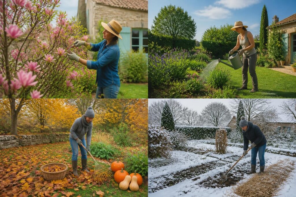 découvrez nos conseils pratiques pour entretenir votre jardin tout au long des saisons et profiter d'un espace vert toujours fleuri et en pleine santé.