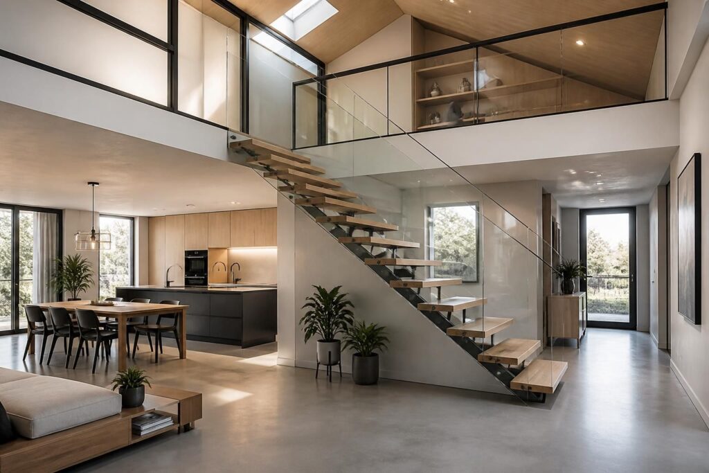 découvrez comment bien optimiser l'espace et l'escalier dans une maison à étage pour un intérieur à la fois fonctionnel et esthétique.