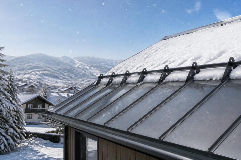 découvrez pourquoi installer un arrêt neige sur votre bac acier est essentiel pour protéger votre toiture des chutes de neige et assurer sa durabilité.
