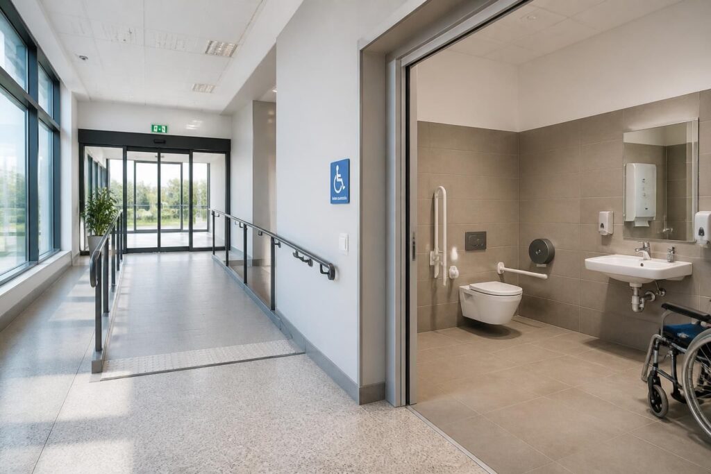 découvrez les obligations liées aux normes sanitaires pour les personnes à mobilité réduite (pmr) dans les bâtiments accessibles et assurez la conformité de vos installations.
