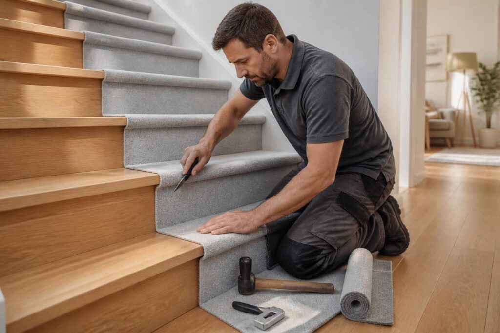 découvrez nos astuces pratiques pour réussir la pose de moquette sur vos escaliers et donner un nouvel éclat à votre intérieur.