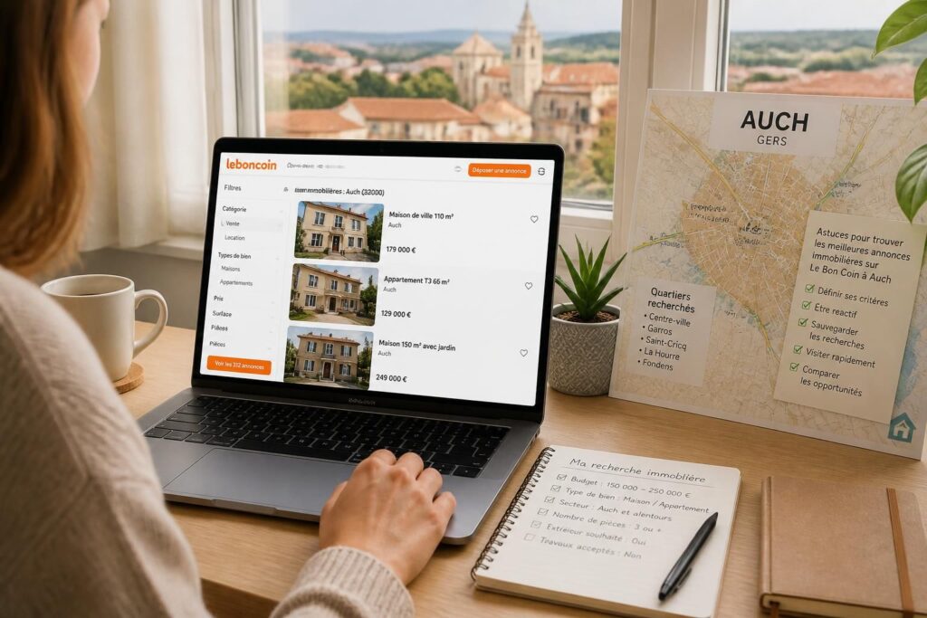 découvrez nos astuces pour trouver les meilleures annonces immobilières sur le bon coin à auch et réussissez votre projet immobilier en toute sérénité.