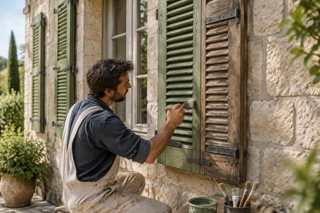 découvrez comment restaurer une persienne ancienne et valoriser ce détail traditionnel de façade, entre charme patrimonial, confort et durabilité.